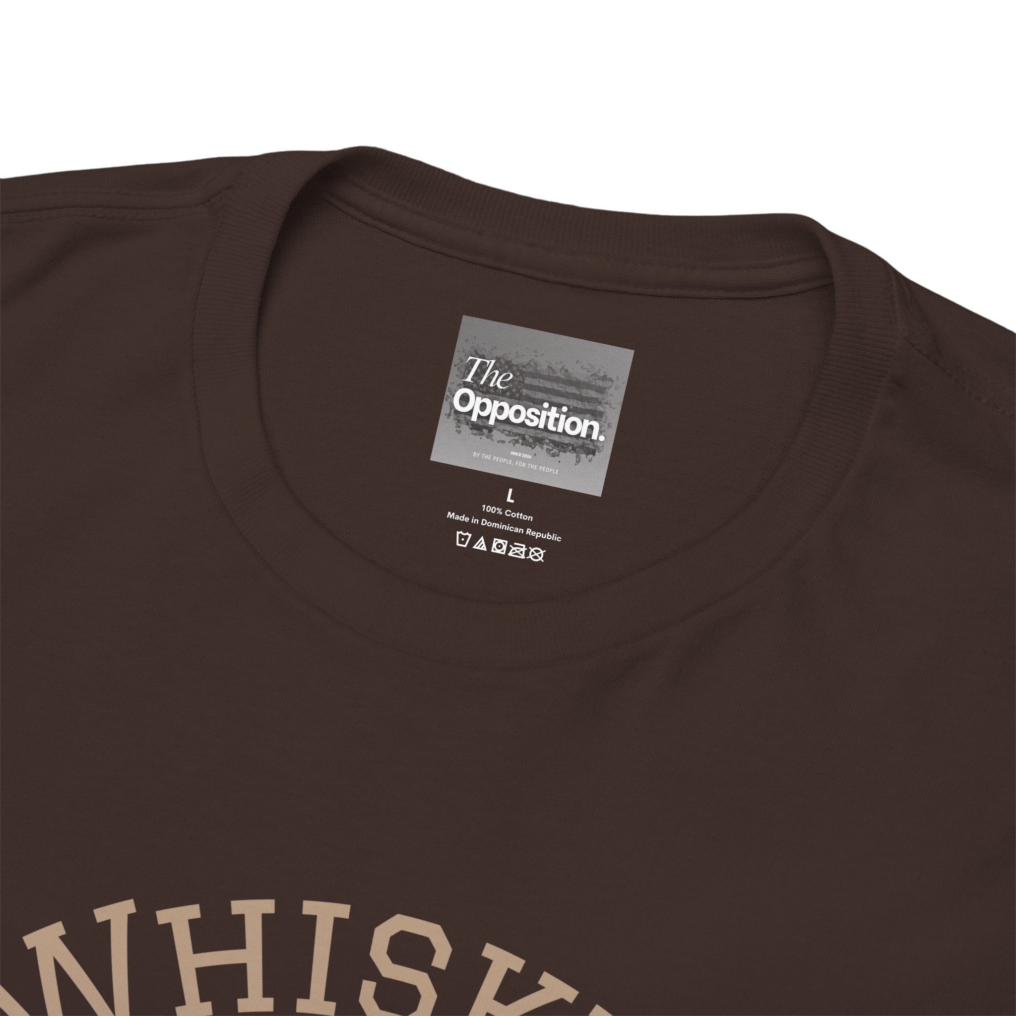 Whiskey No I.C.E, No Apologies Unisex Tee