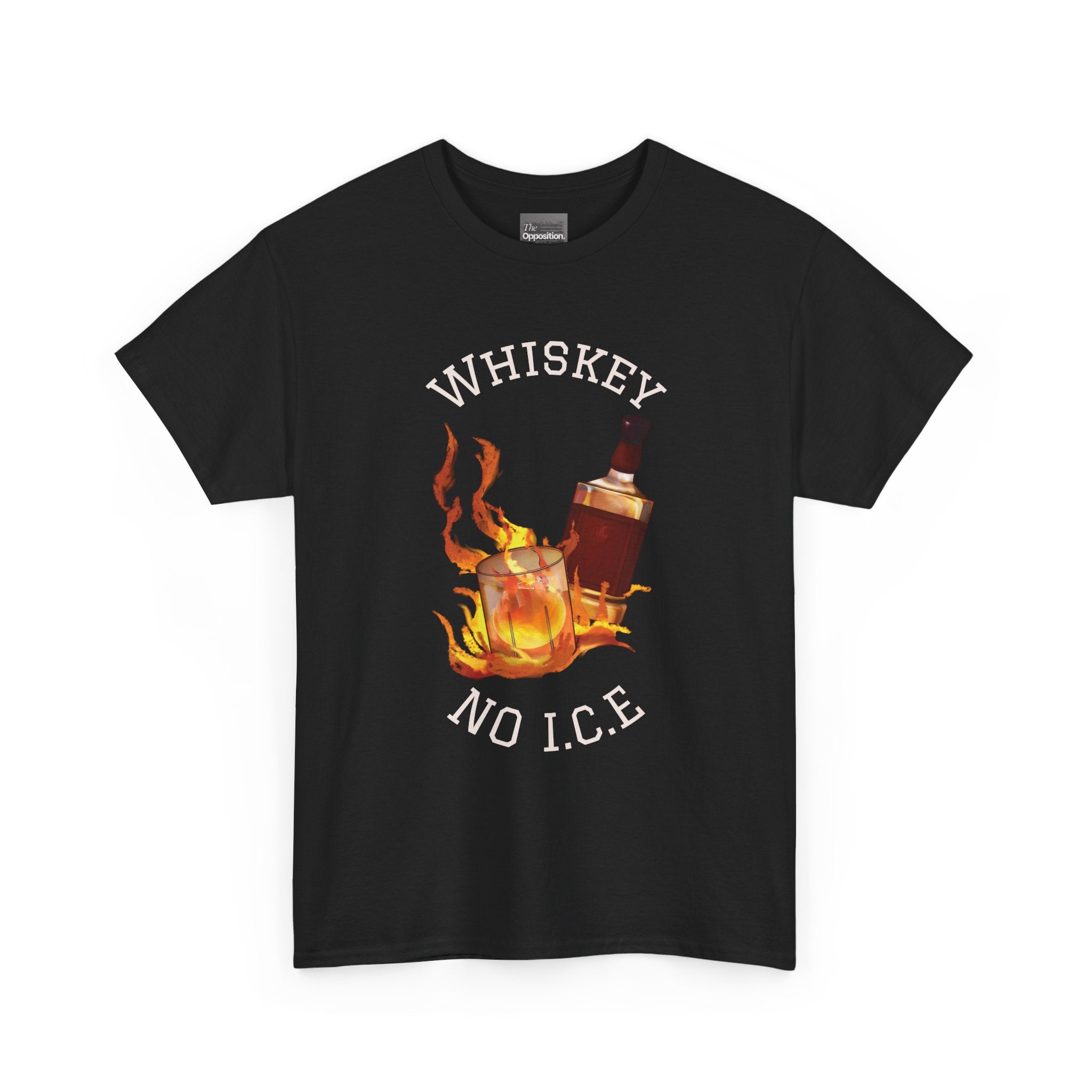 Whiskey No I.C.E, No Apologies Unisex Tee