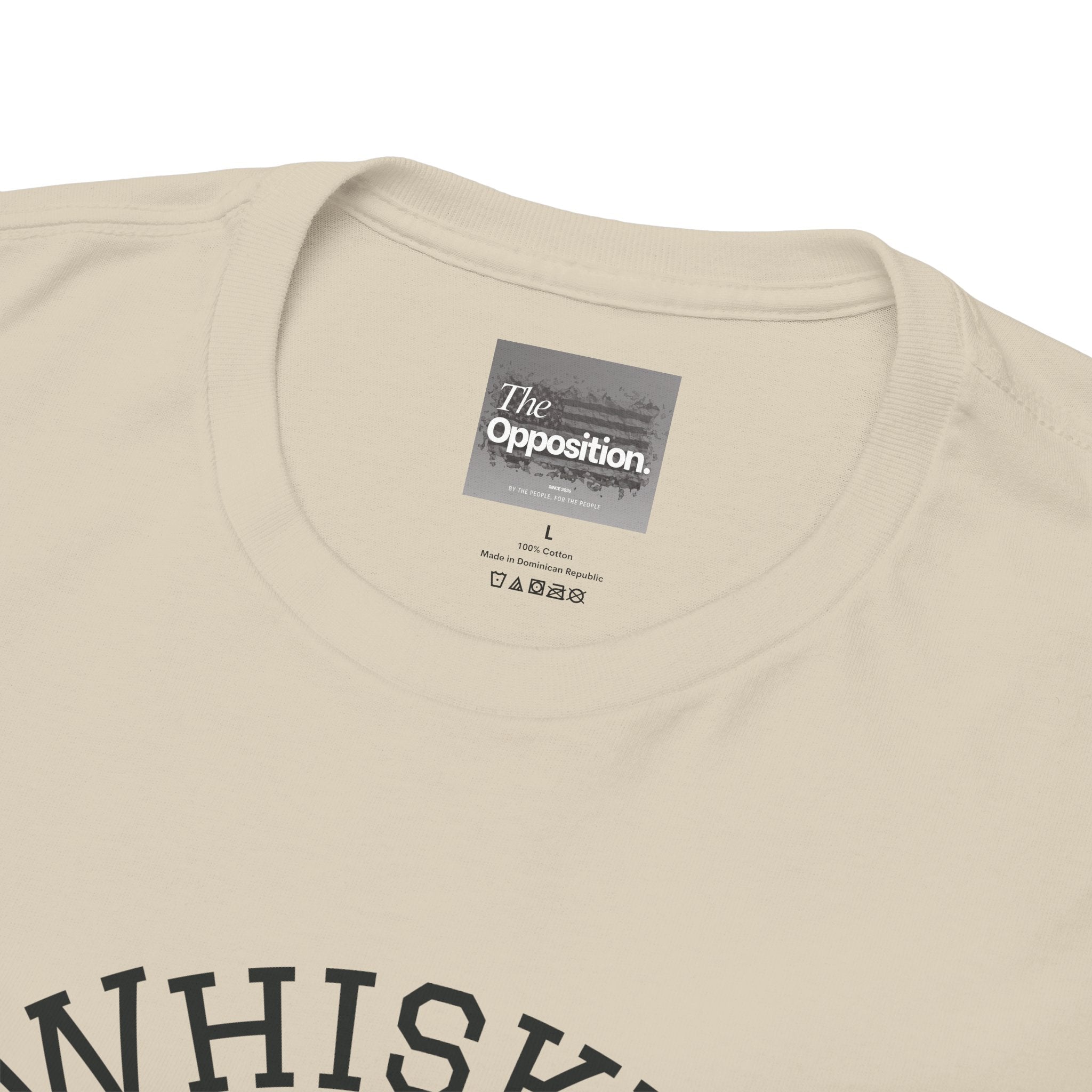 Whiskey No I.C.E, No Apologies Unisex Tee