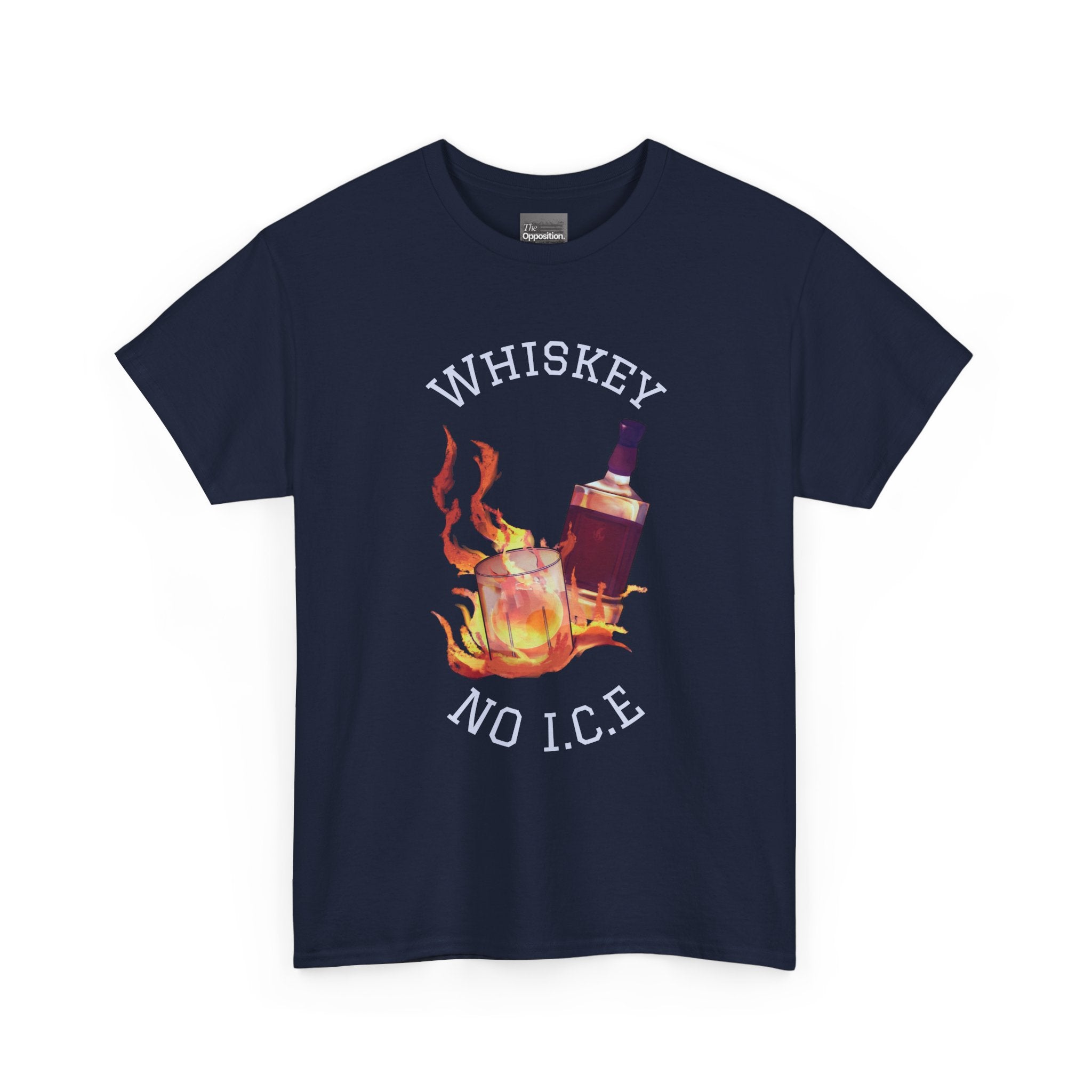 Whiskey No I.C.E, No Apologies Unisex Tee