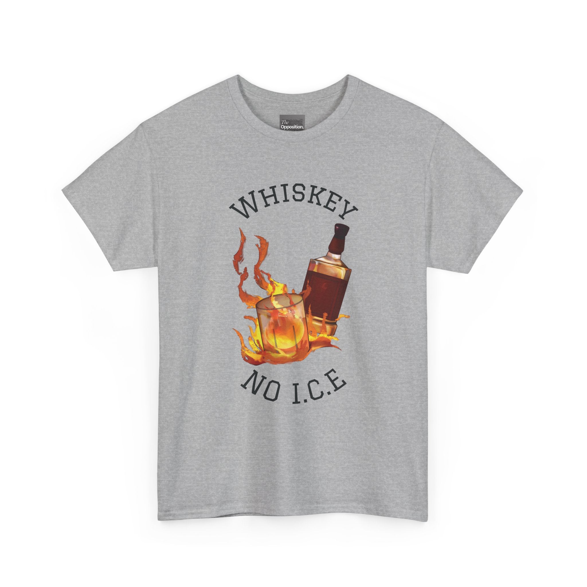 Whiskey No I.C.E, No Apologies Unisex Tee